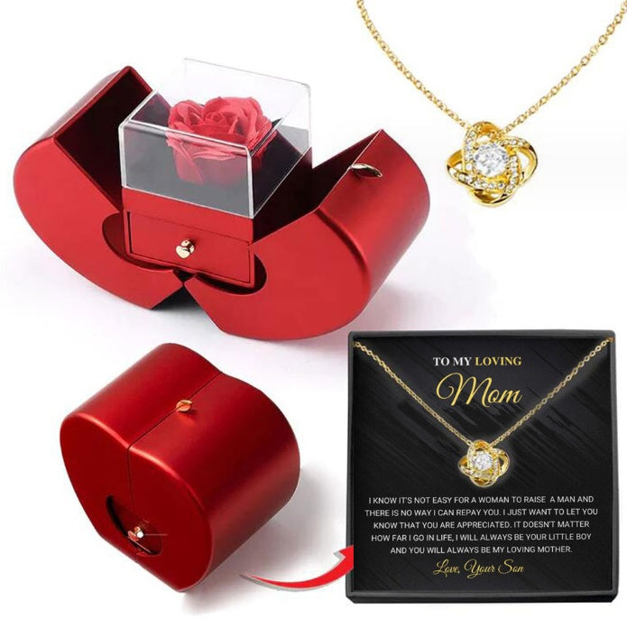 Jewelry Box Red Apple Valentine's Day Gifts