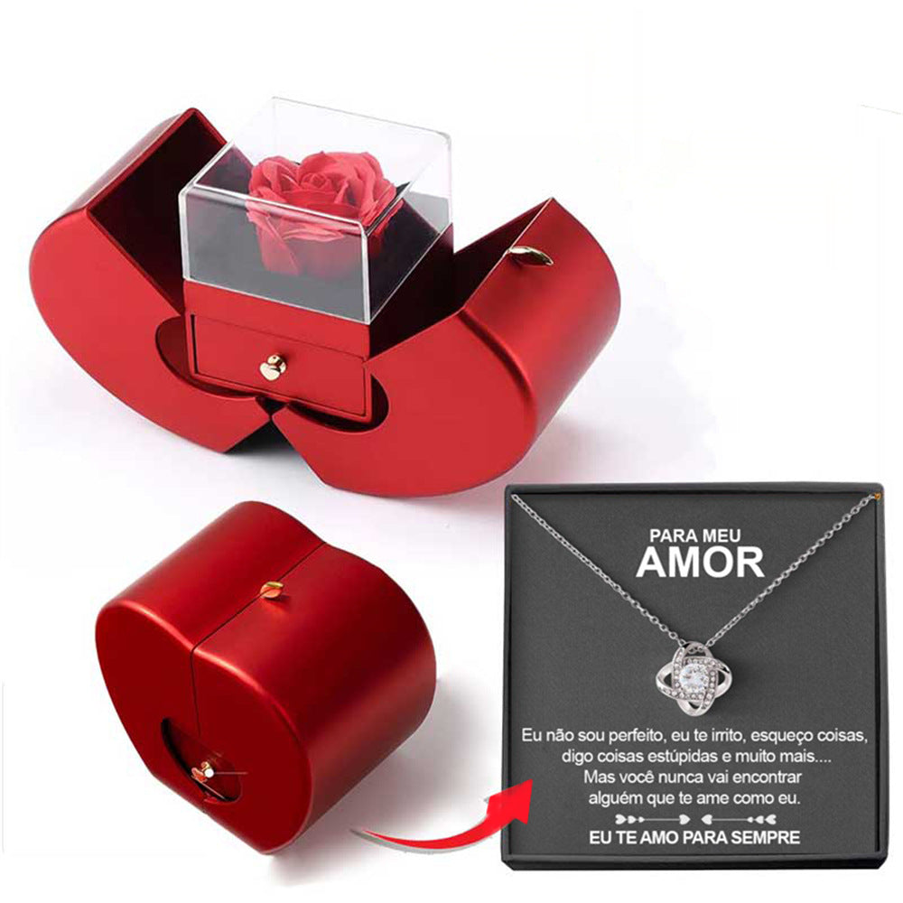 Jewelry Box Red Apple Valentine's Day Gifts