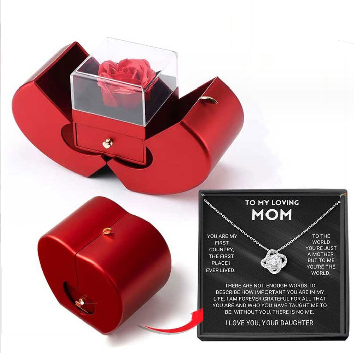 Jewelry Box Red Apple Valentine's Day Gifts