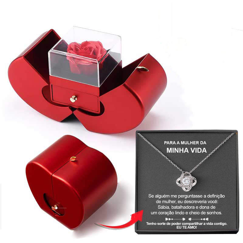 Jewelry Box Red Apple Valentine's Day Gifts